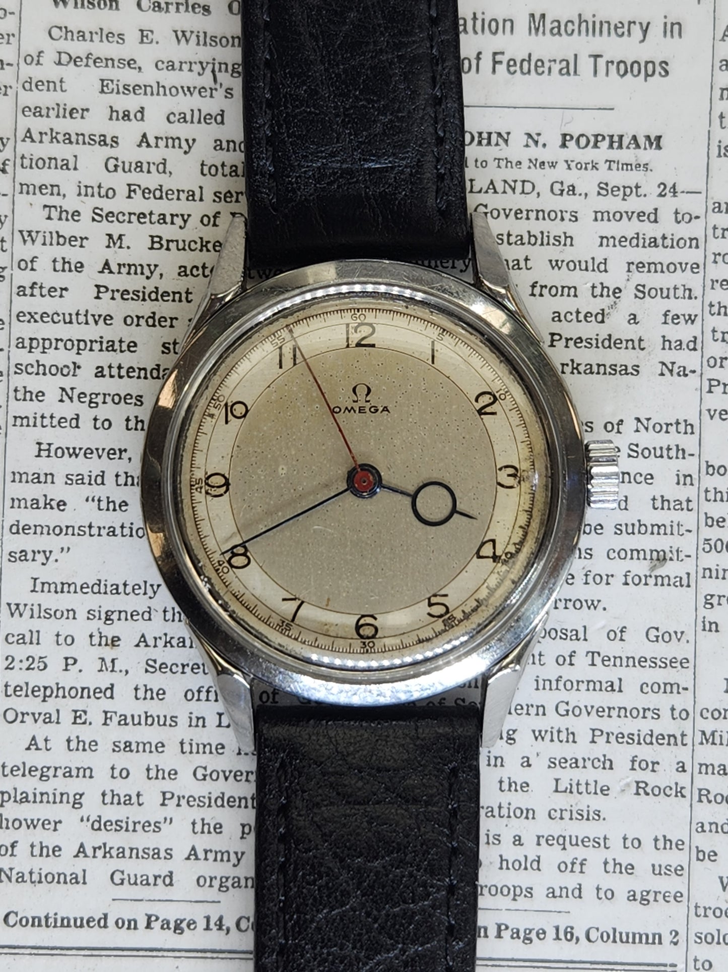 Omega Observatory Hands Stainless steel Watch from the 1950s