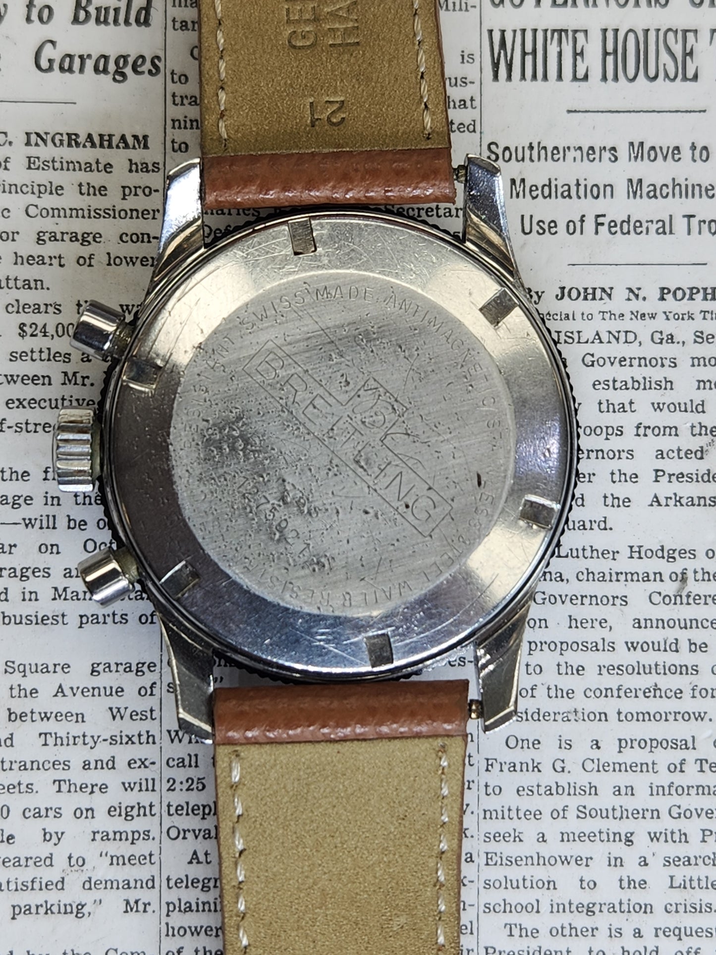 Breitling Co Pilot 1765 24 hour dial Watch from the 1960s