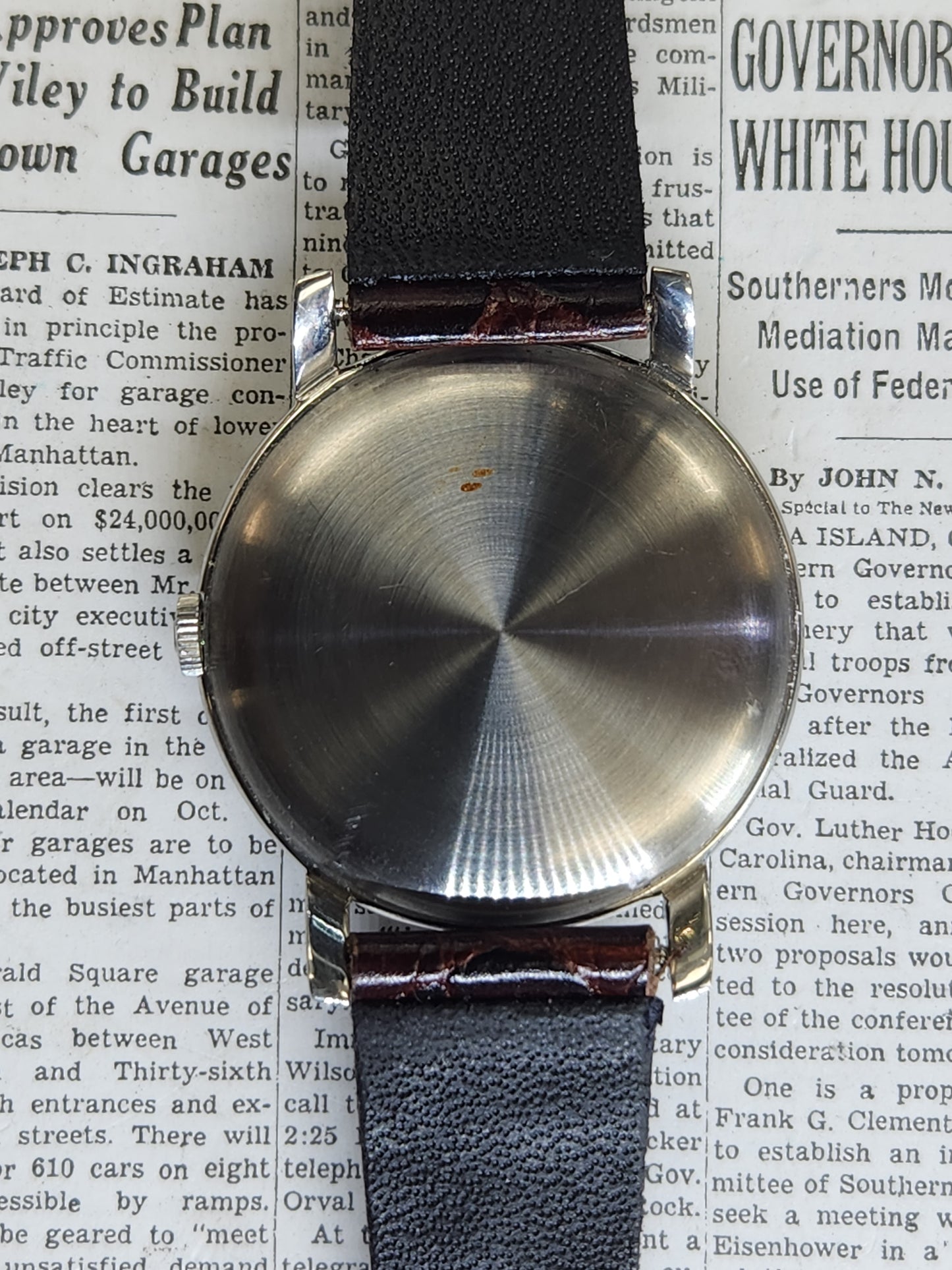 Omega Oversized Watch in stainless steel from the 1950s