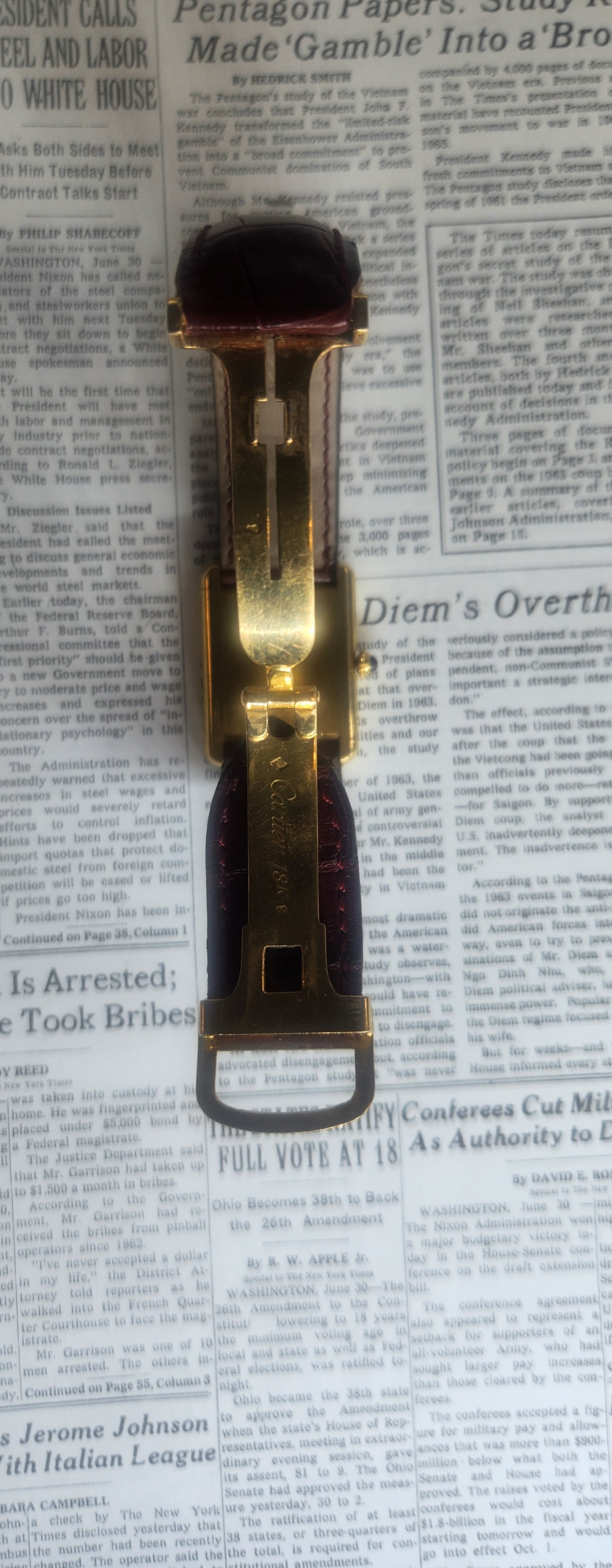 Cartier Vintage 18k 7808