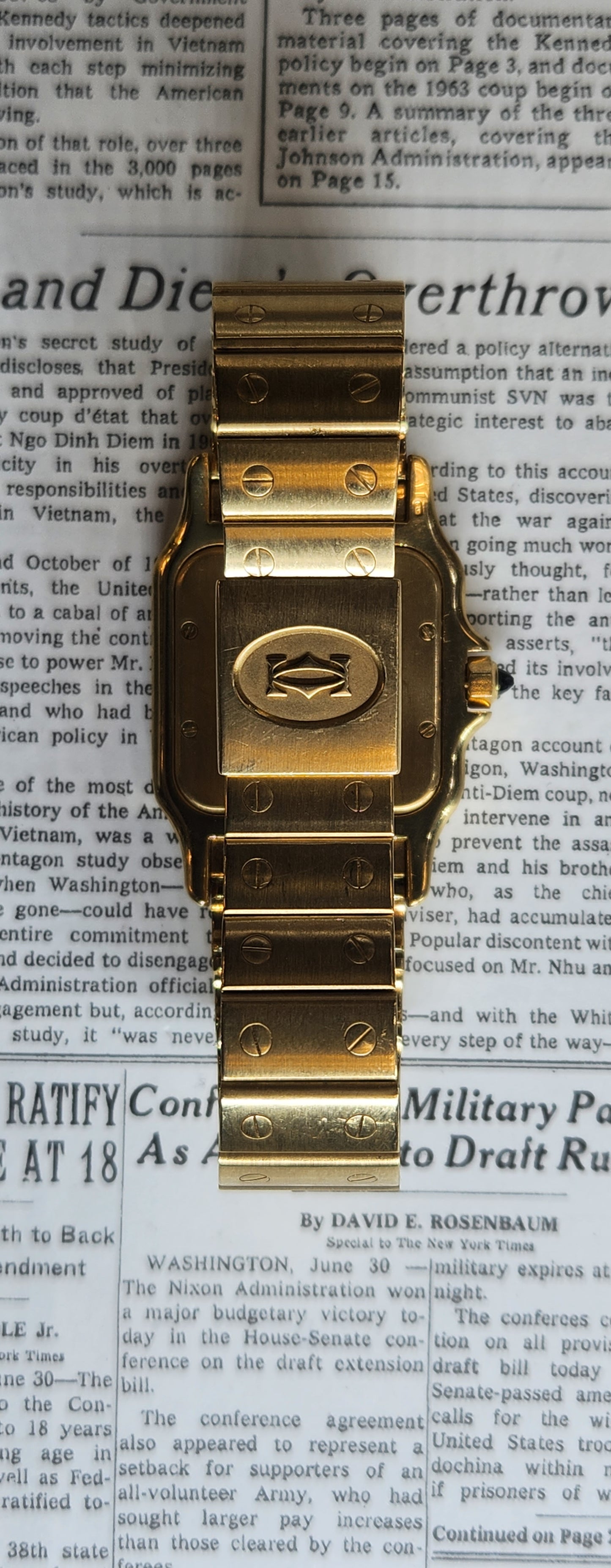 Cartier Santos Galbee 18kt Moonphase 8199