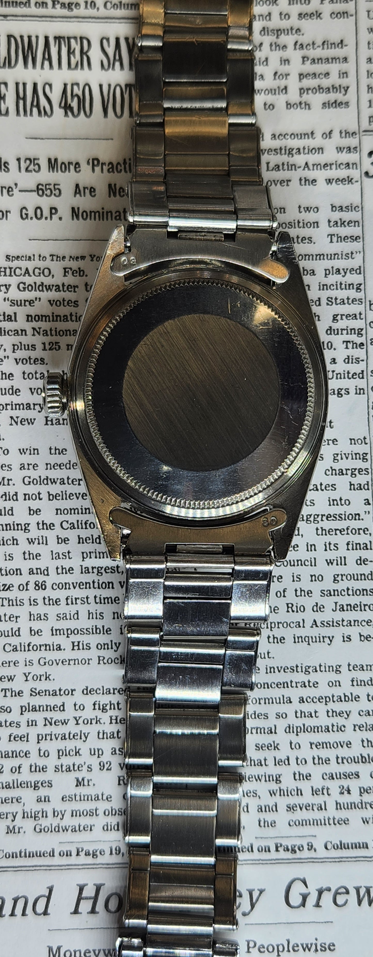 Rolex Datejust 1601 Made for the 1969 Cotton Bowl Classic in Stainless steel