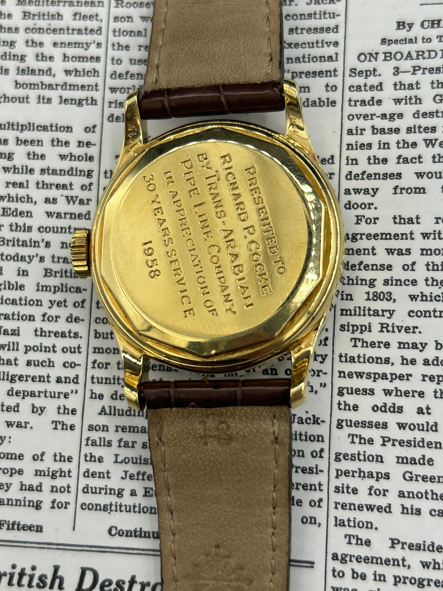 Patek Philippe Ref 2555 Tiffany Signed Dial