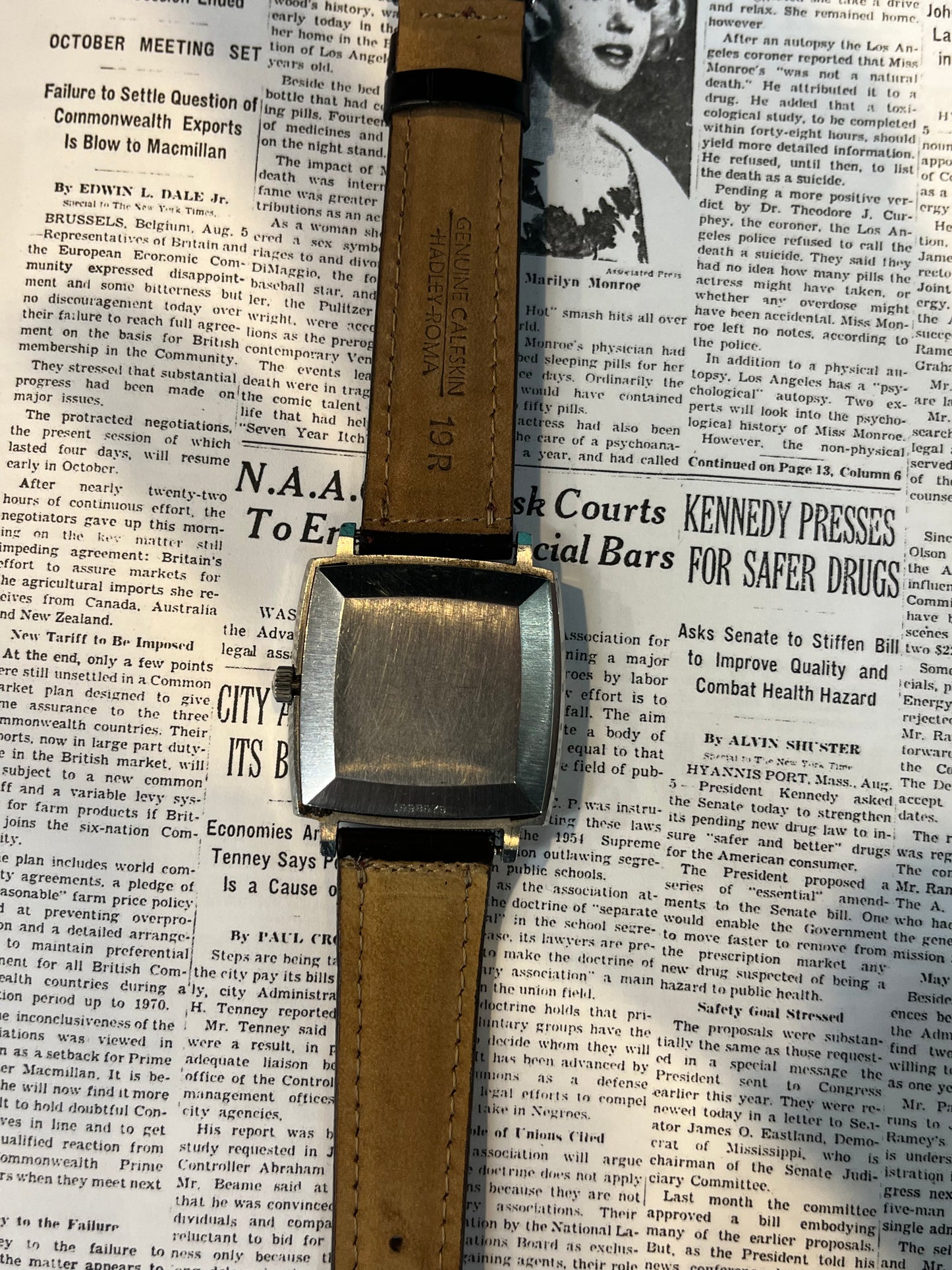 Vintage Stainless Steel IWC With Date Automatic