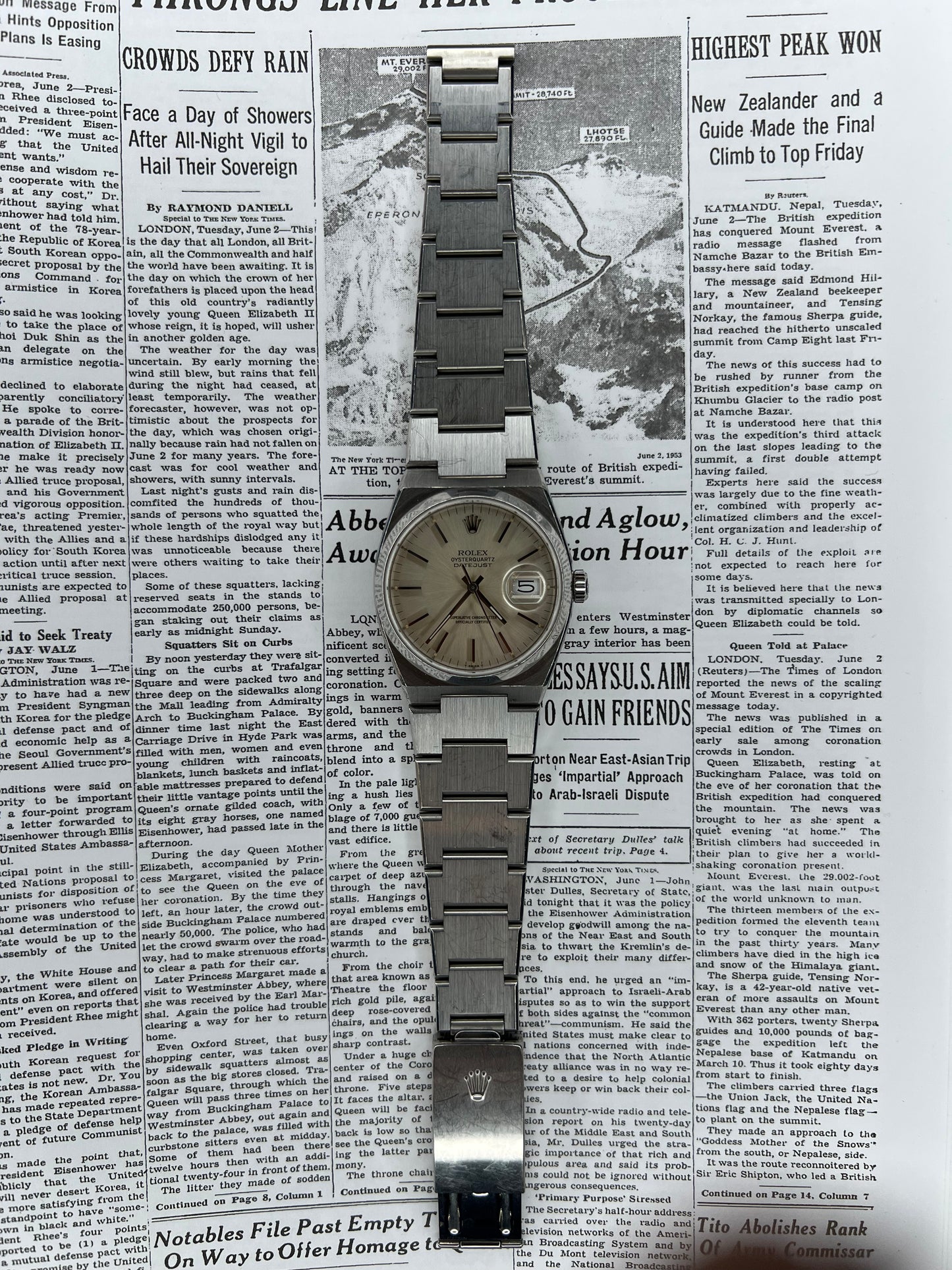 Rolex Oysterquartz Reference 17000 Stainless Steel