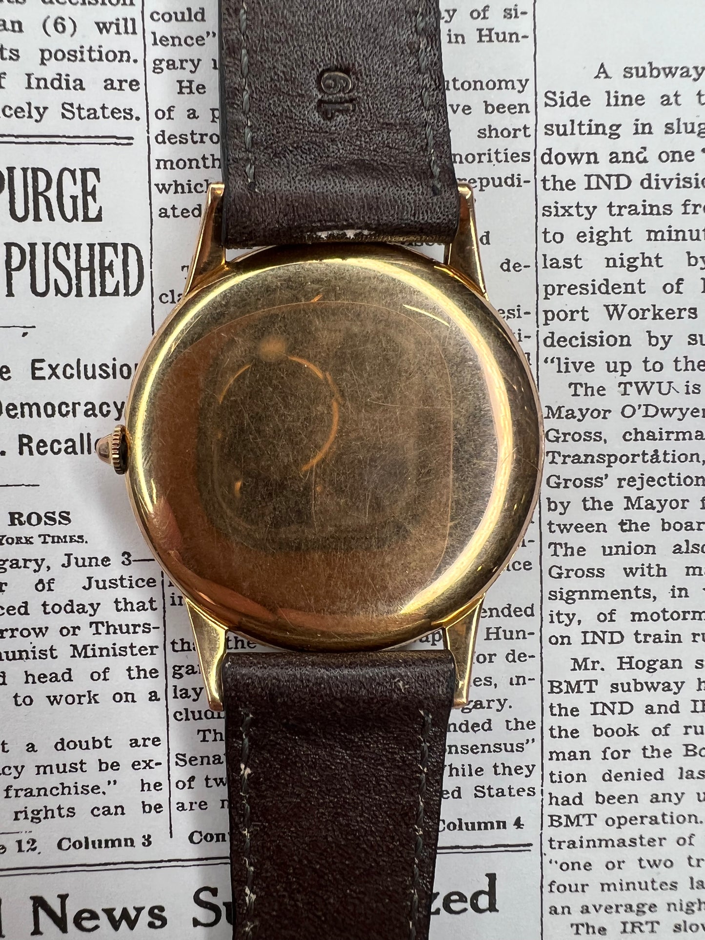Movado Calatrava 18K Rose Gold 36mm