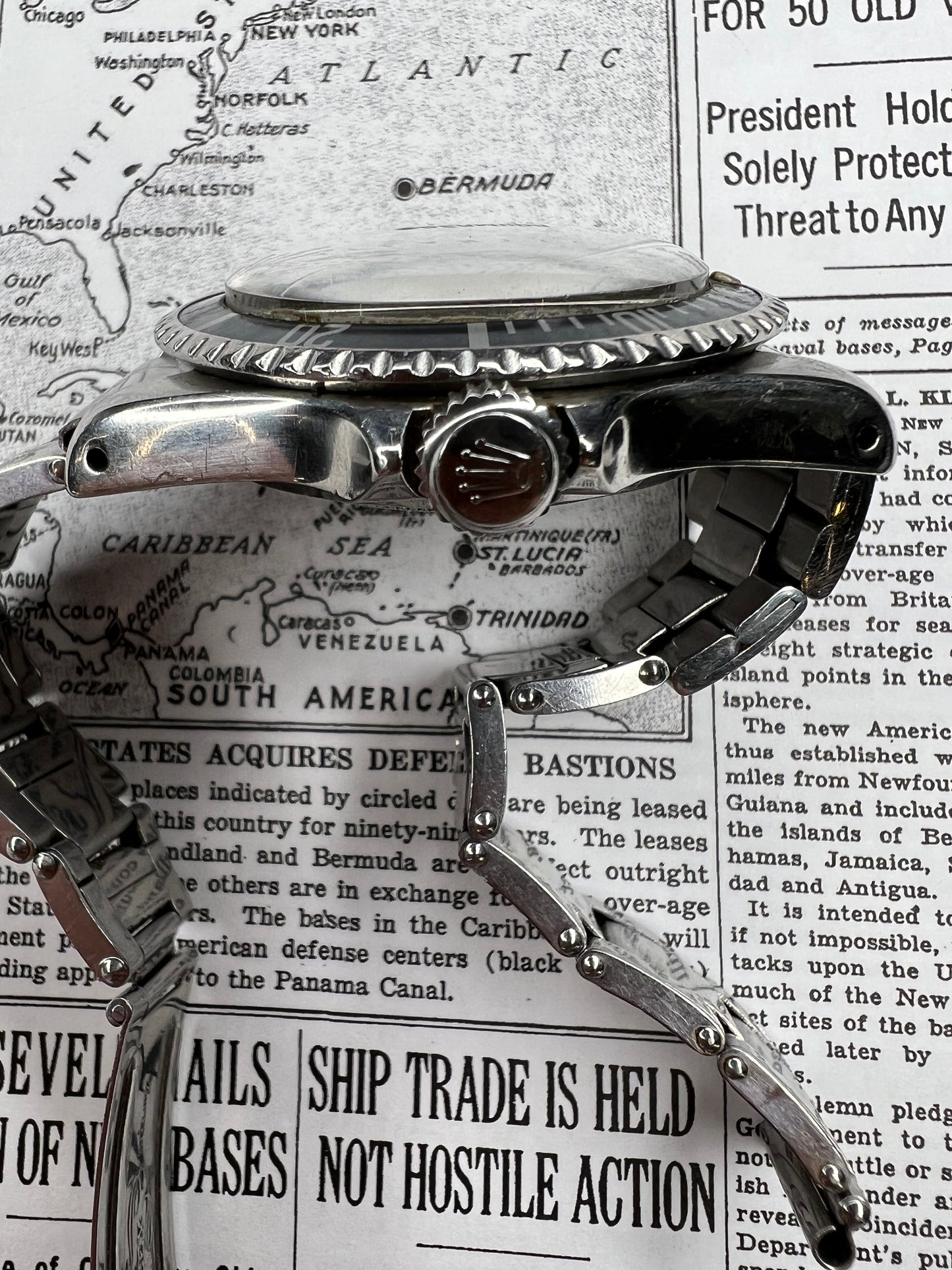 Rolex Submariner Reference 5512 1962 Manufacture Pointed Crown Guards