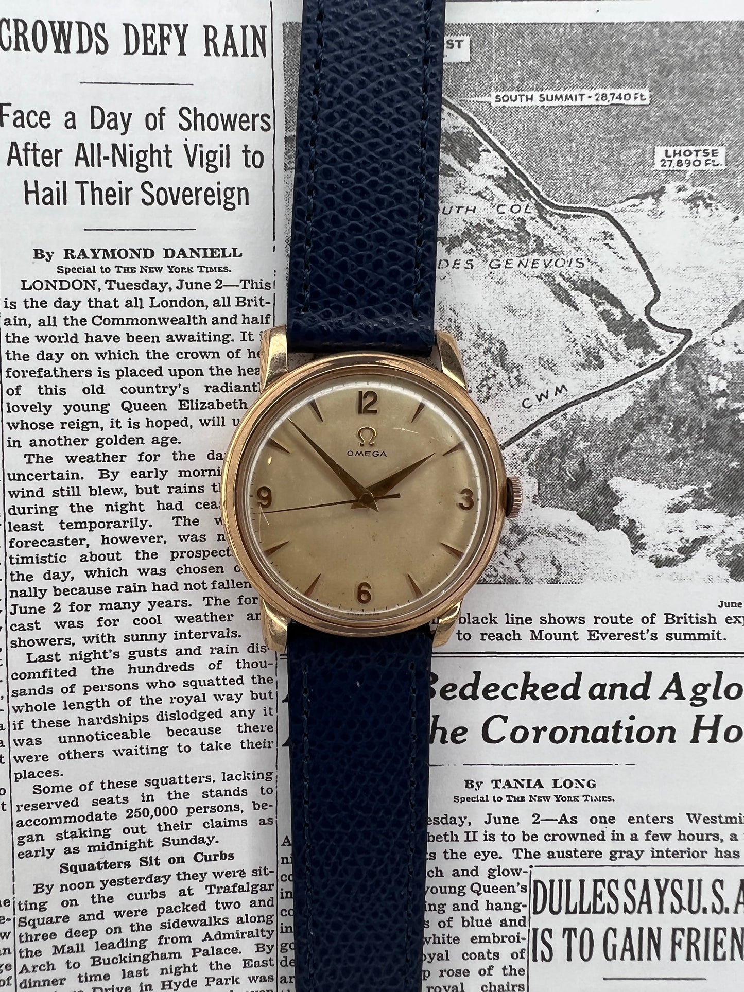 Omega Calatrava 18K Rose Gold Caliber 283