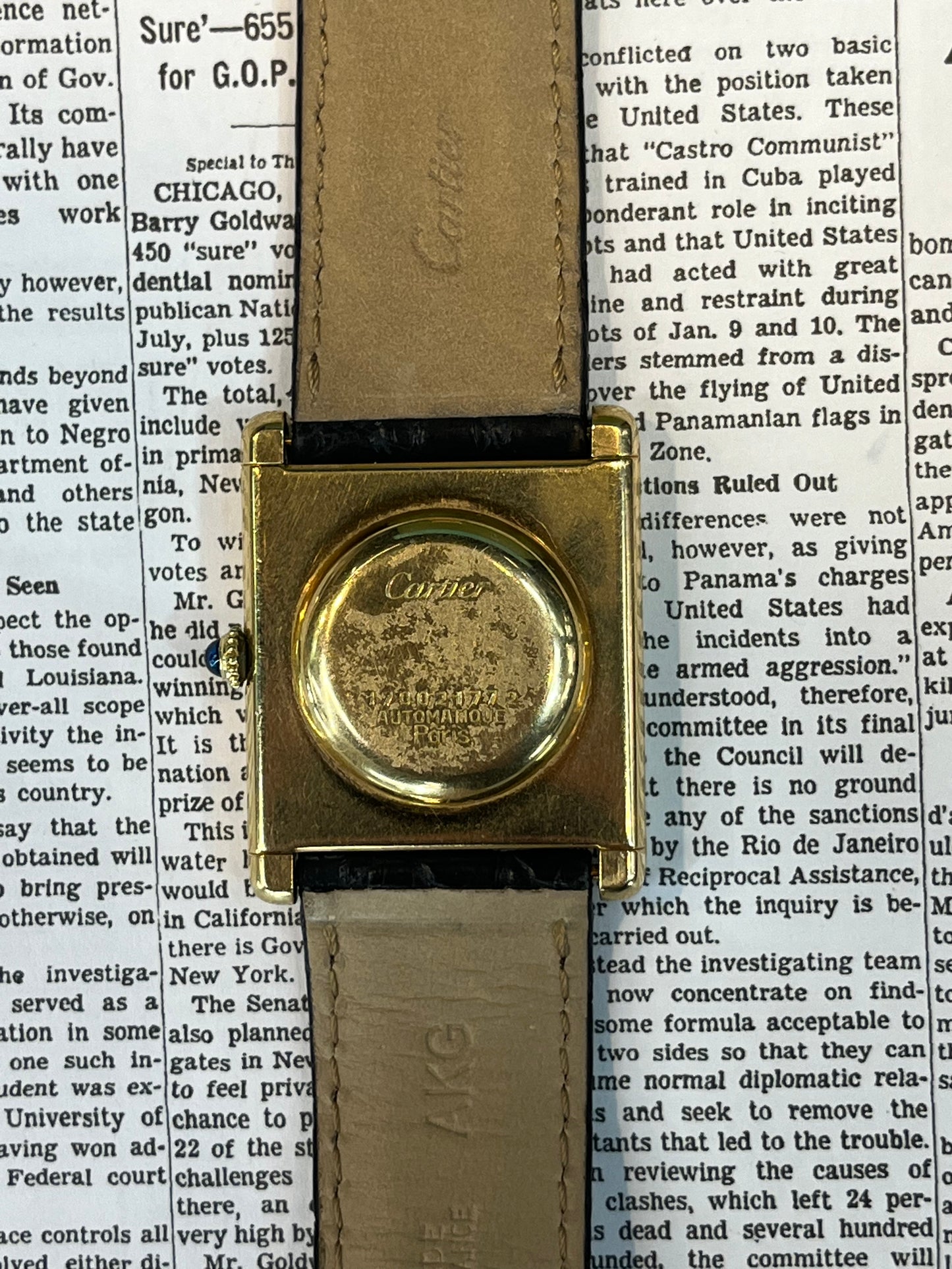 Cartier “Jumbo” Tank