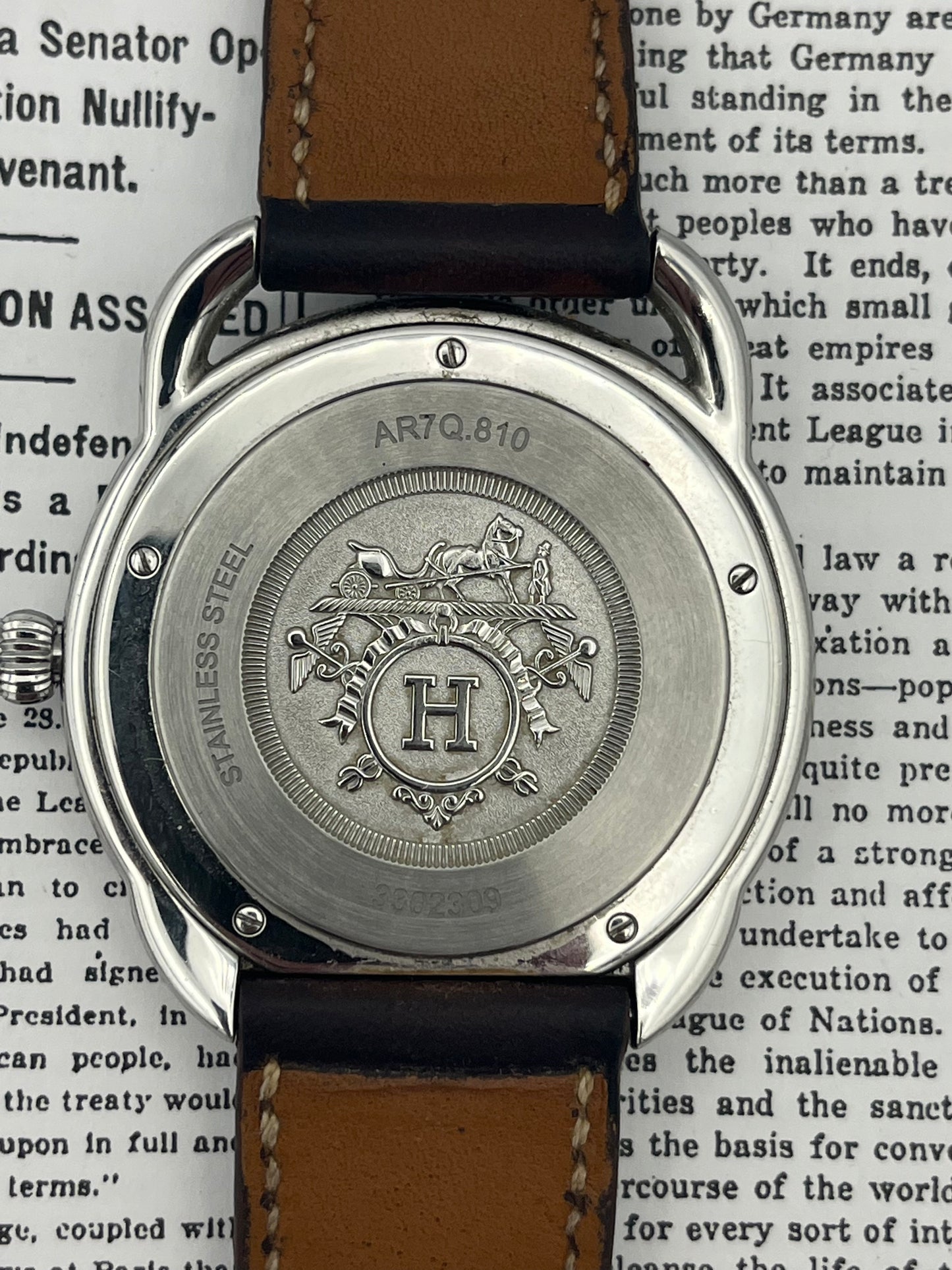 XL Hermes Mechanical Wind Arceau in Steel