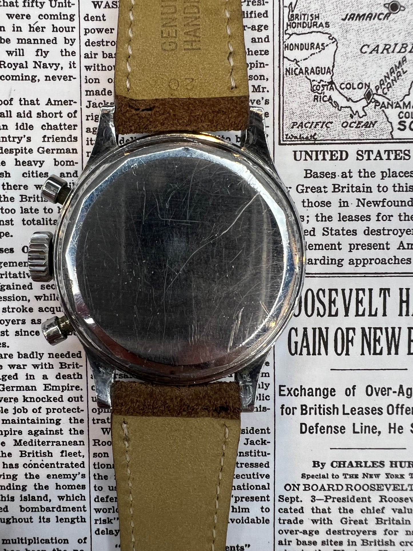 Sinn Valjoux 23 WWII Chronograph 38mm Stainless Steel