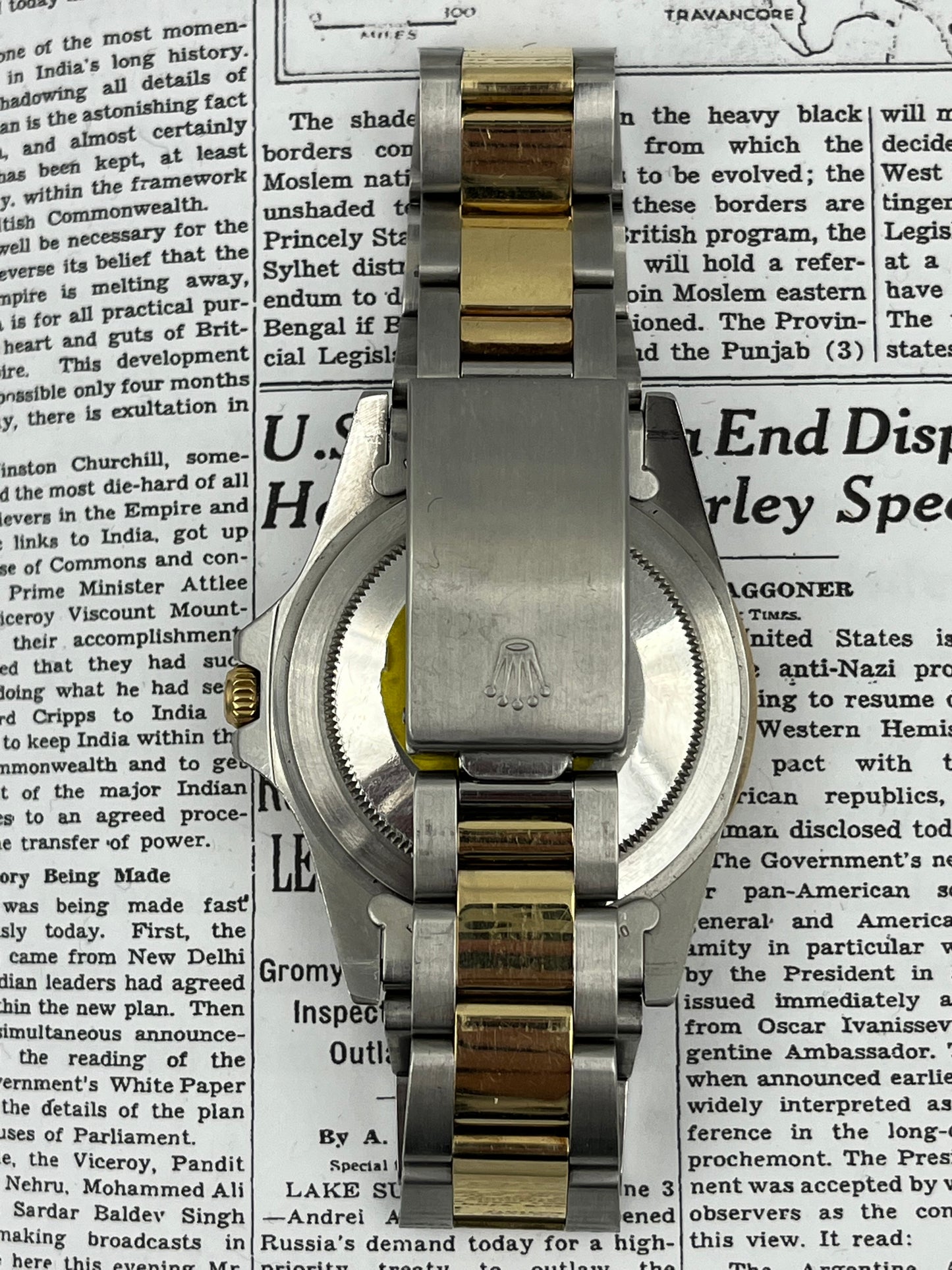 Rolex Gmt 16753 18k & Steel “Root Beer” 1981