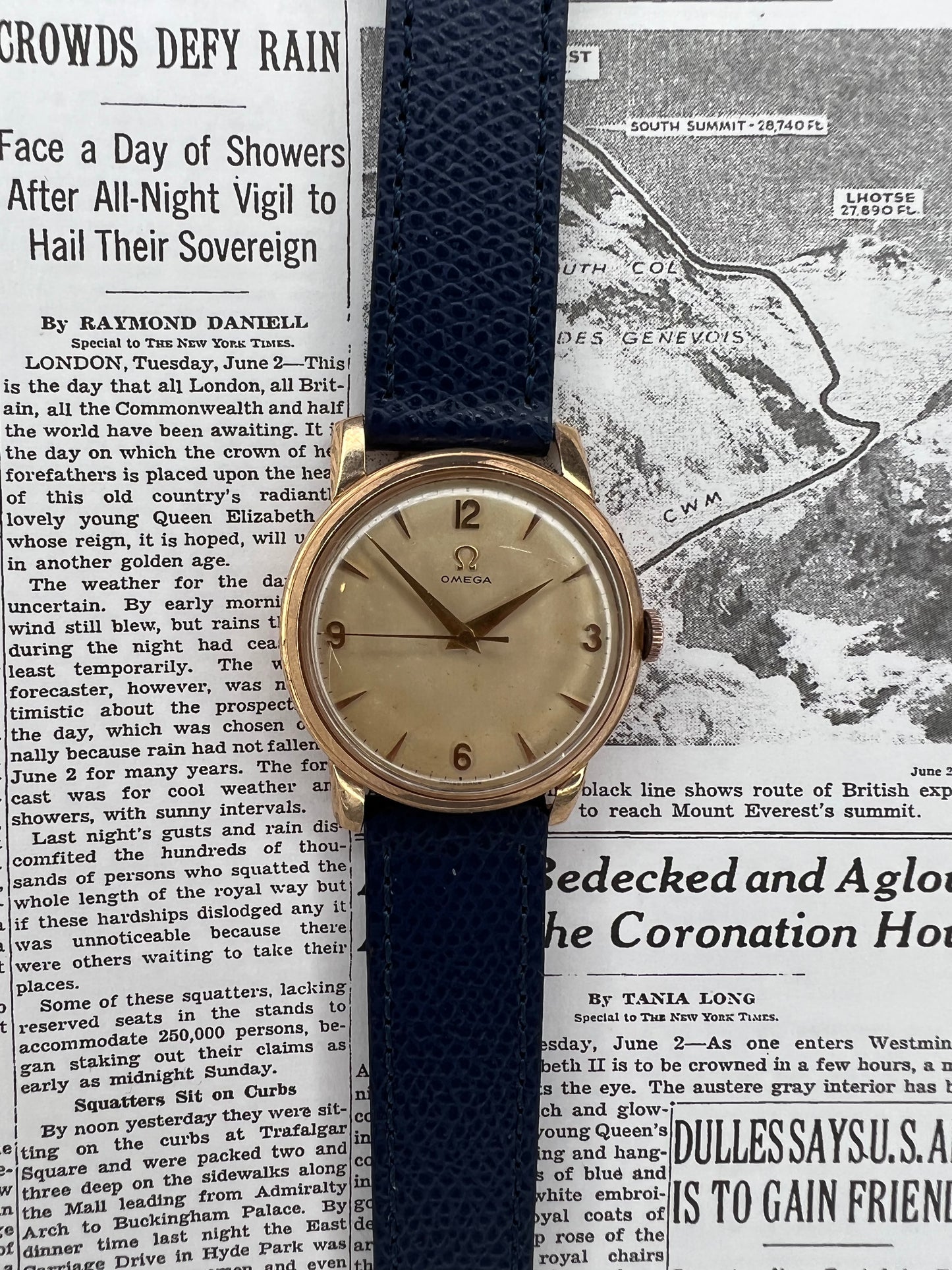 Omega Calatrava 18K Rose Gold Caliber 283