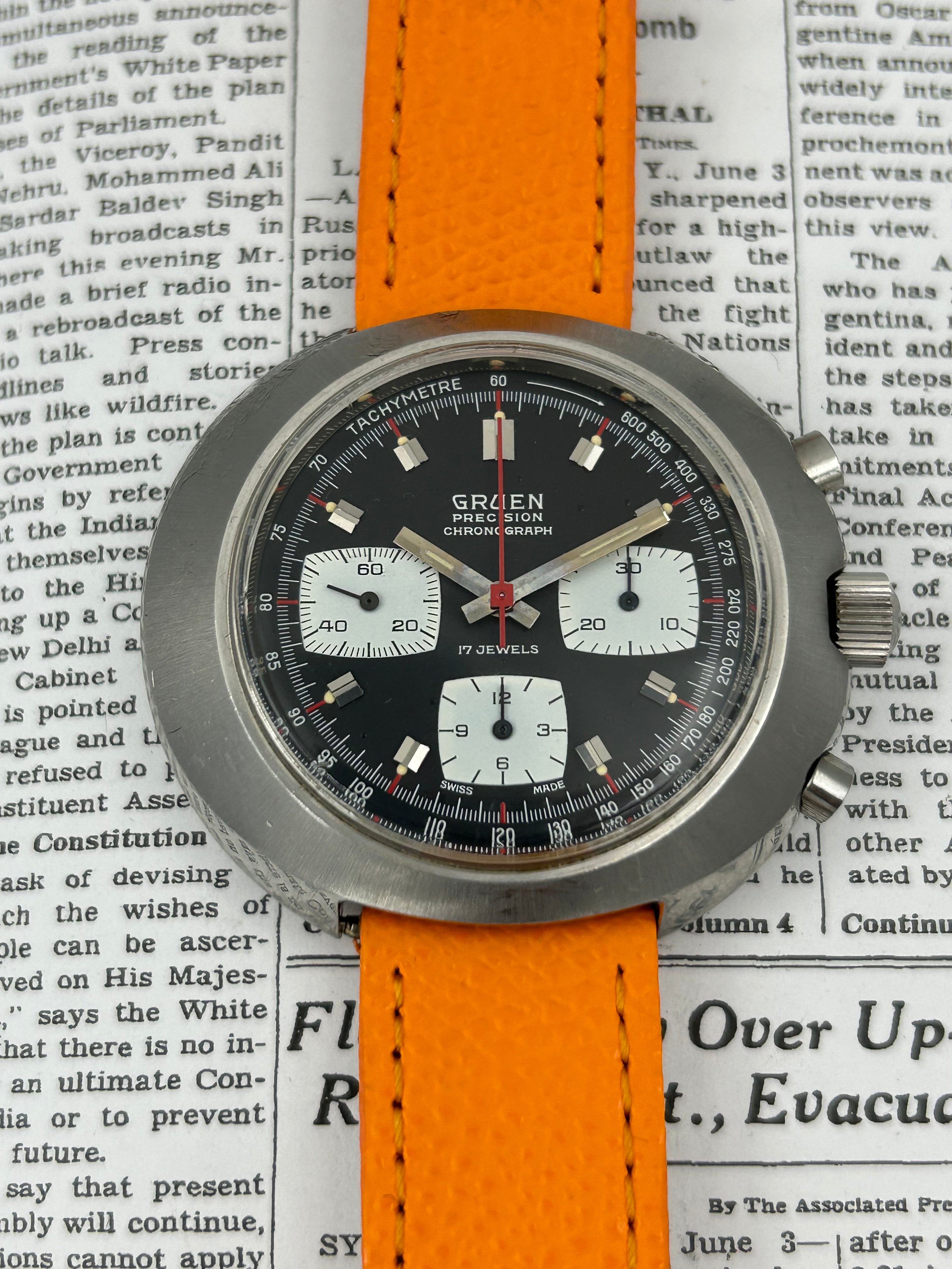 Gruen chronograph best sale