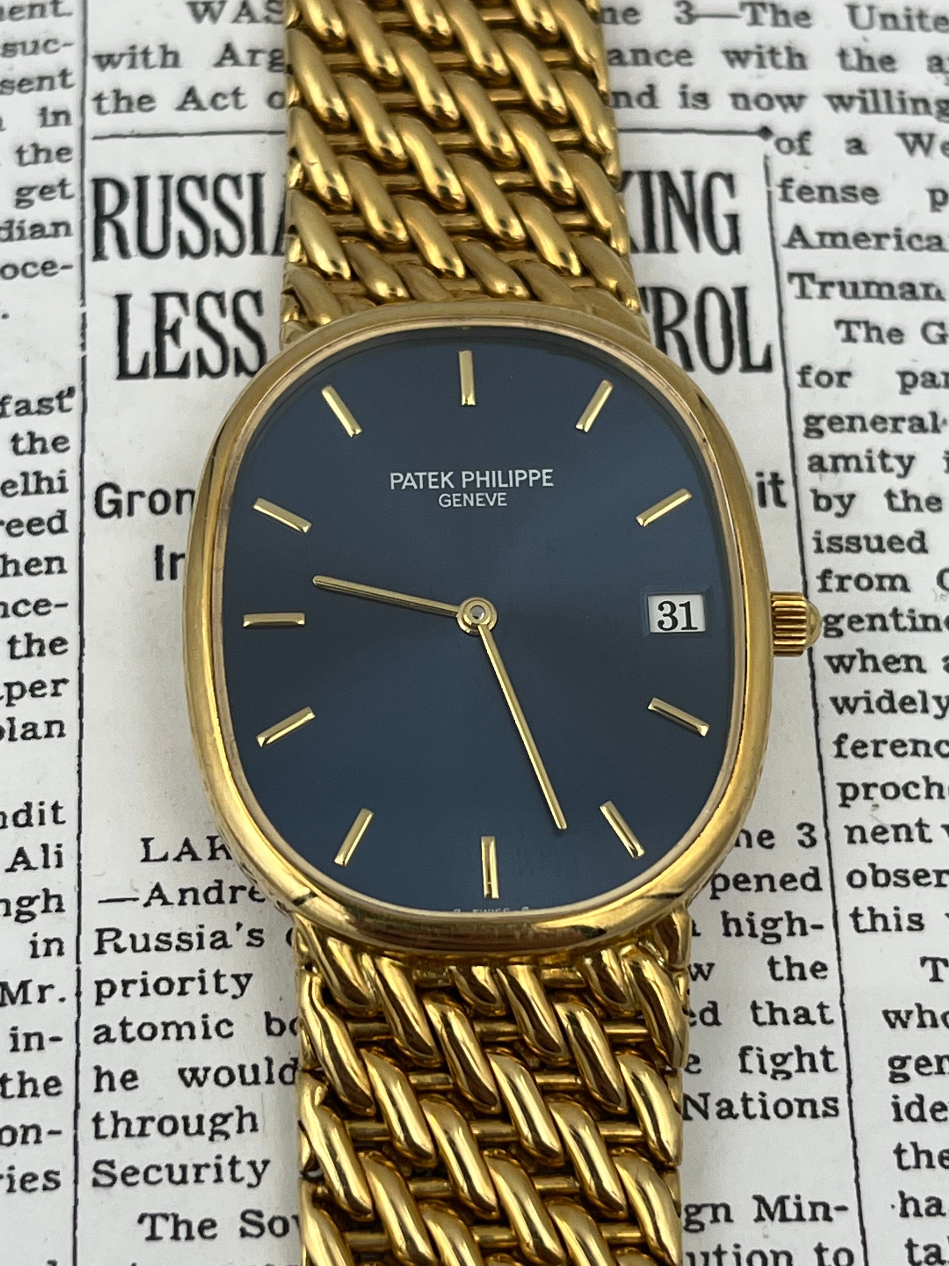 Patek Philippe Ellipse 18k Gold Manhattan Watch Company