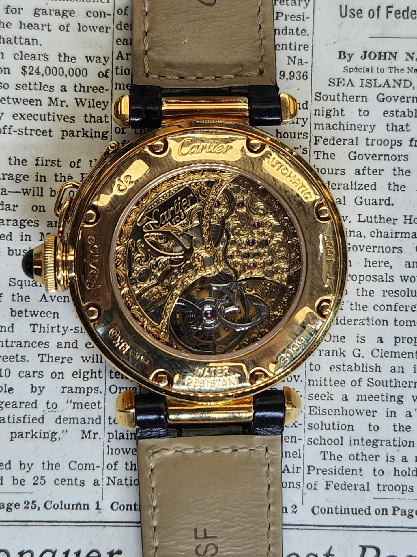 Cartier Pasha  Ref 2000 Tourbillion Perpetual Skeleton Moonphase