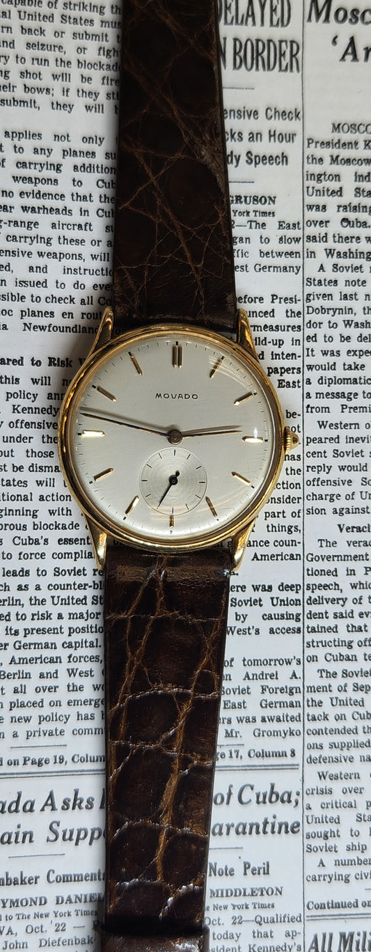 Movado 18kt Dress watch From the 1950's