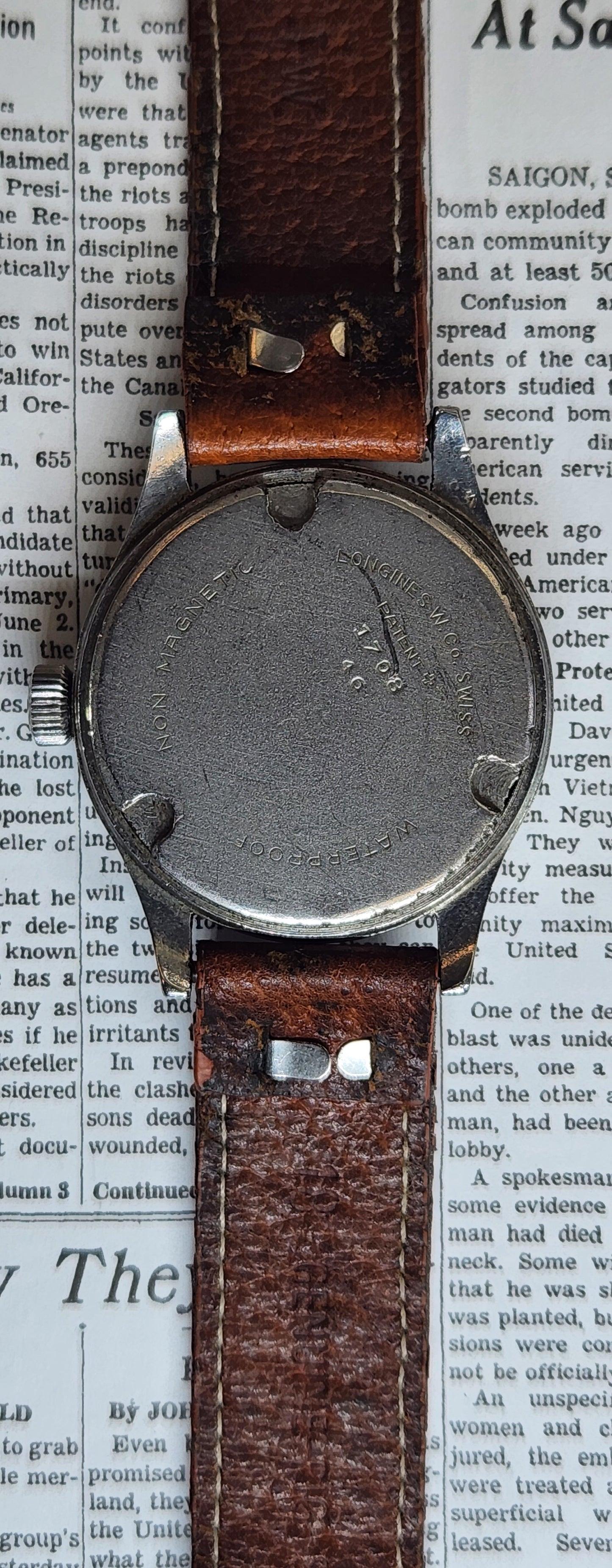 Longines Tre Tacche Ref 3864 from the 1940s