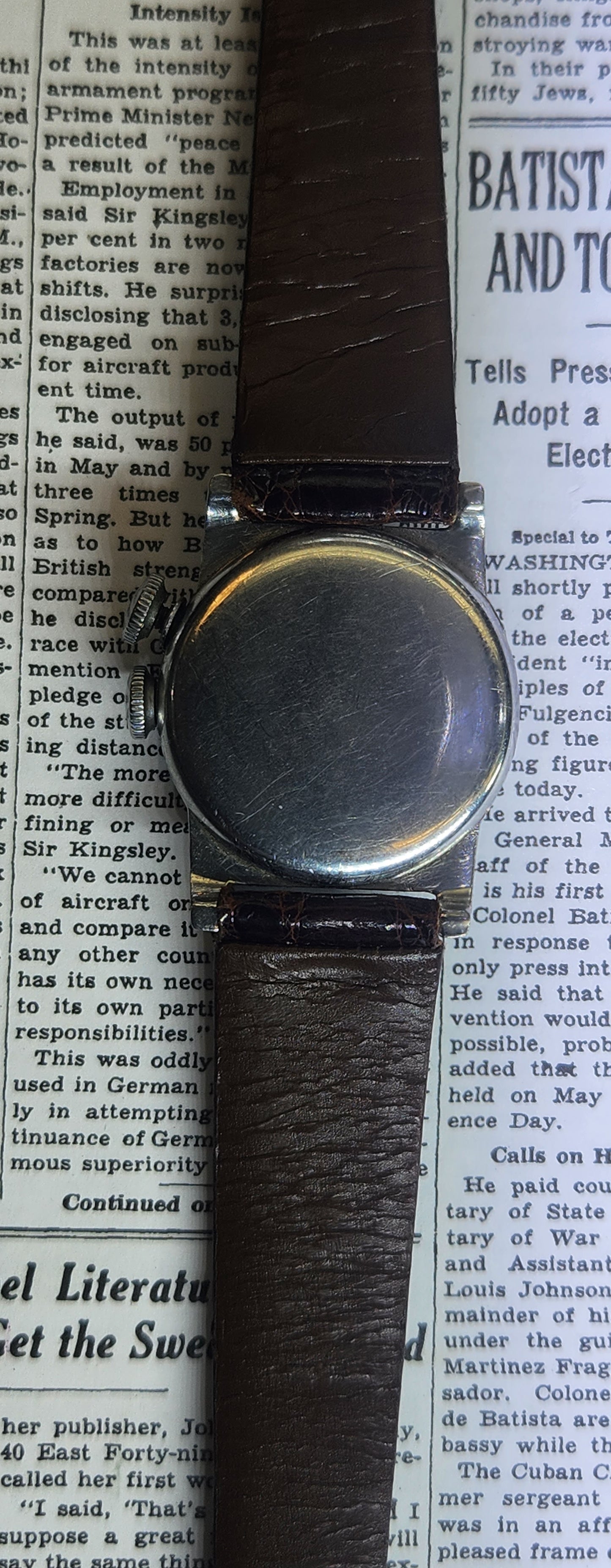 Longines Wittnauer Wemmes US Pat from the 1940s.