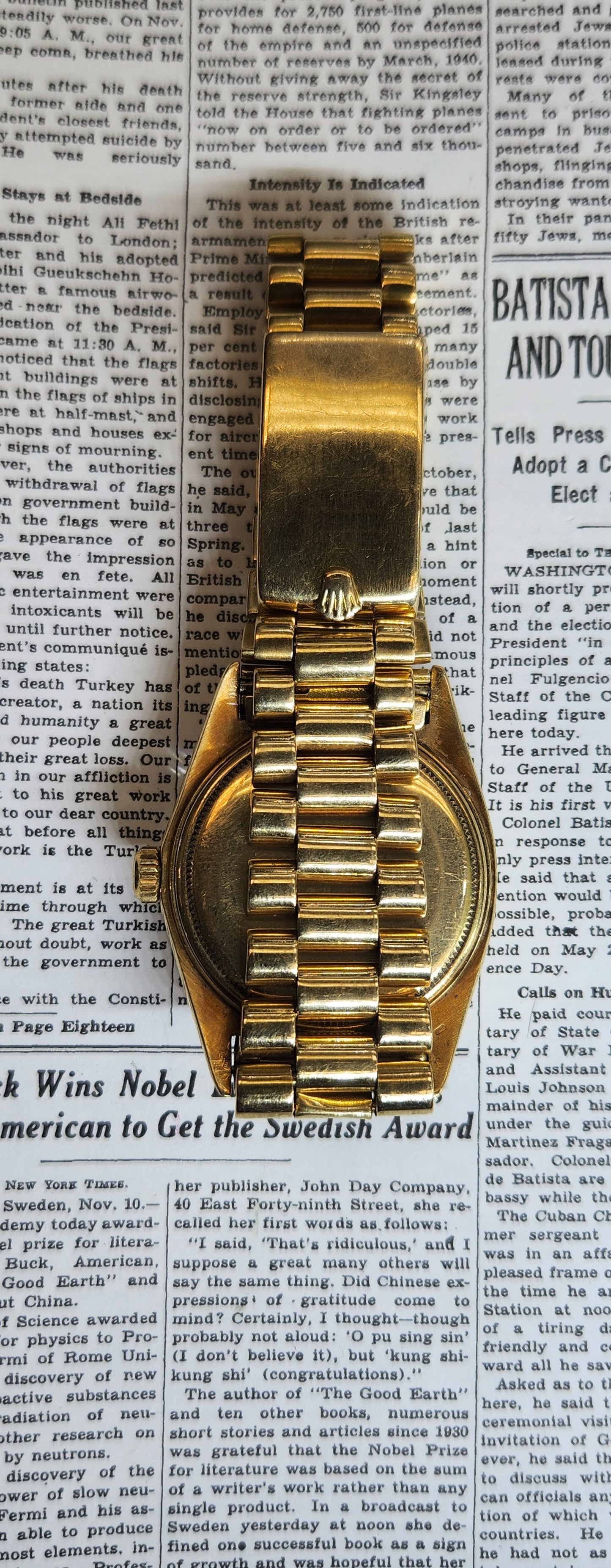 Rolex 1803 Day date Linen dial 1976