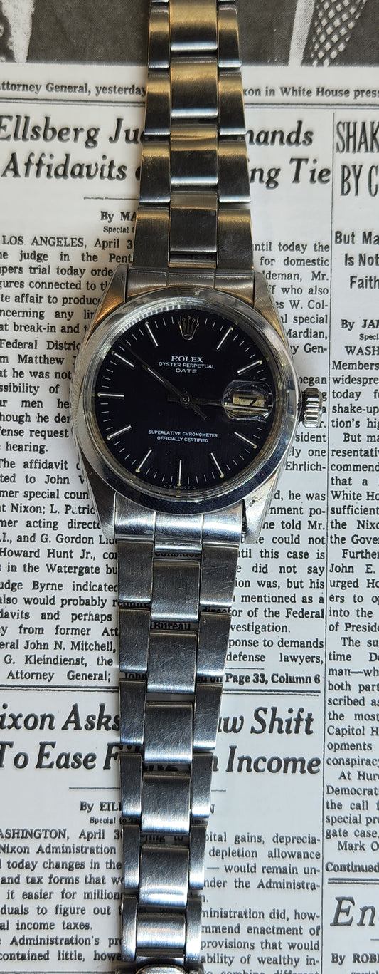 Rolex date 1500 Tropical dial