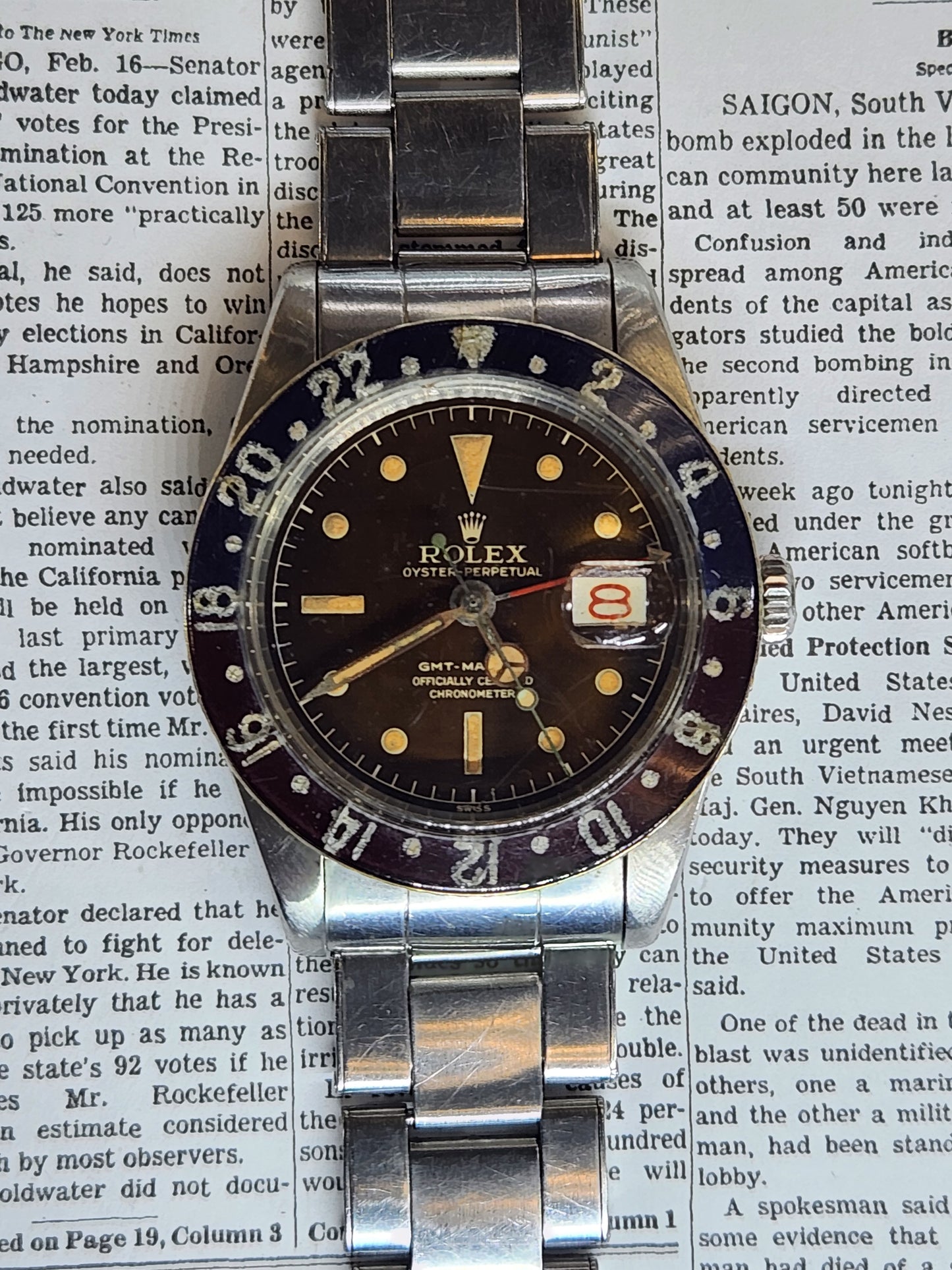 Rolex Gmt 6542  from 1959 Tropical Dial