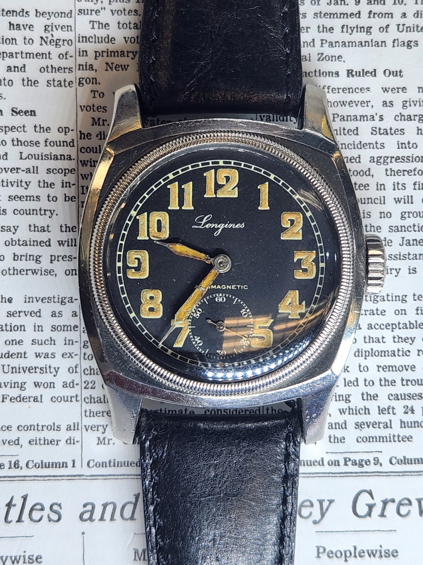 Longines Tartarugone Czech Military Issued