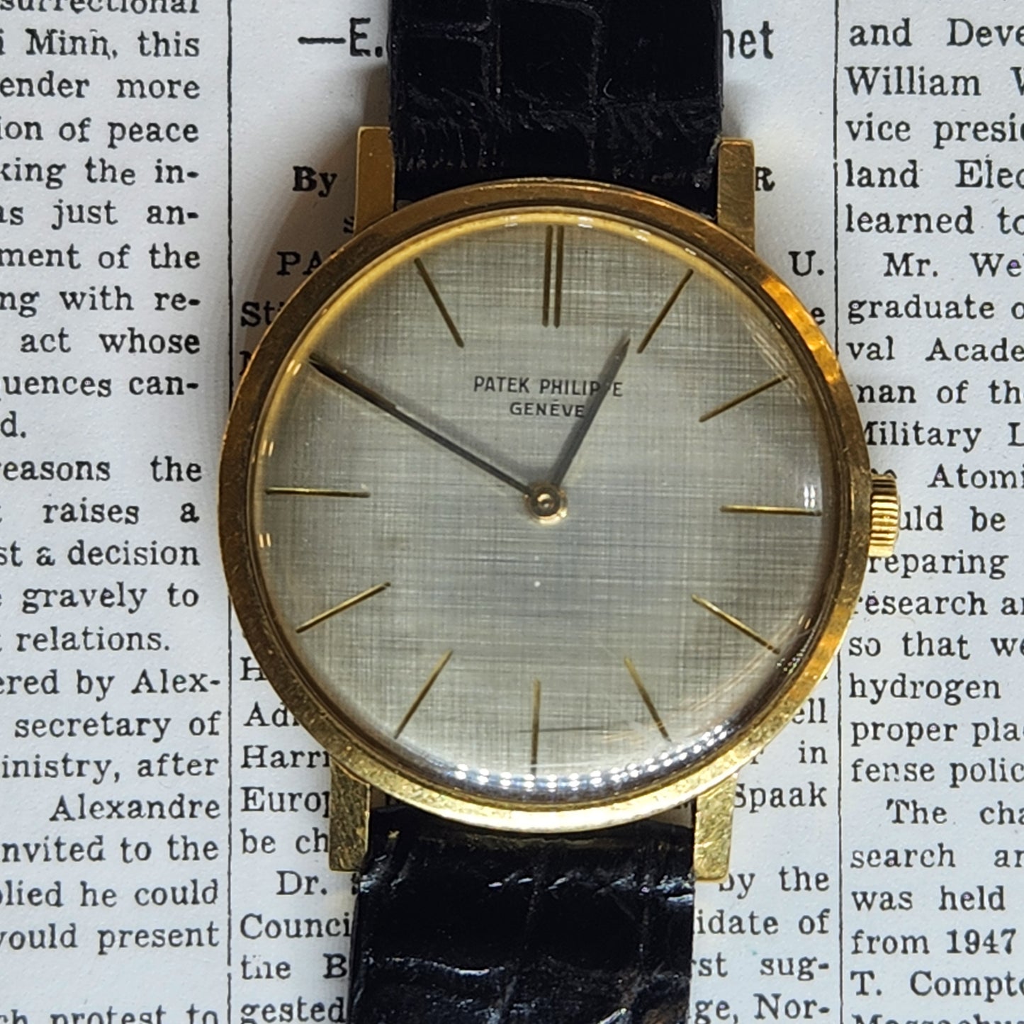 Patek Phillipe 18k Dress watch from the 1960s.