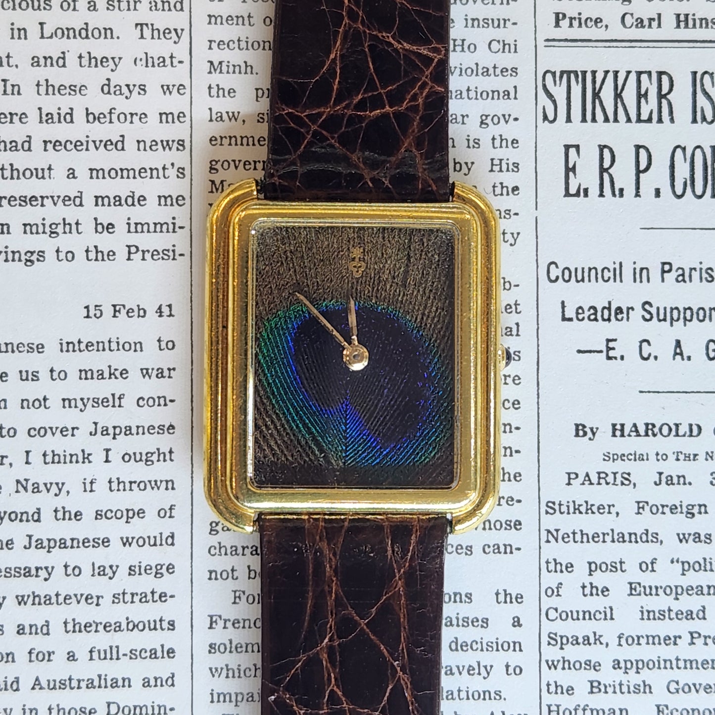 Corum Peacock Feather dial 18kt 27118