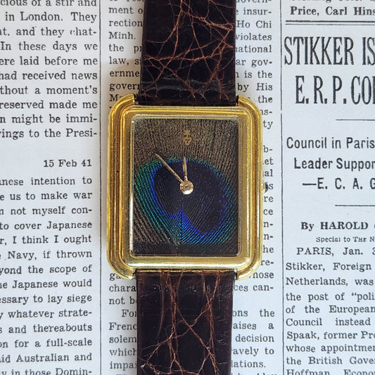 Corum Peacock Feather dial 18kt 27118