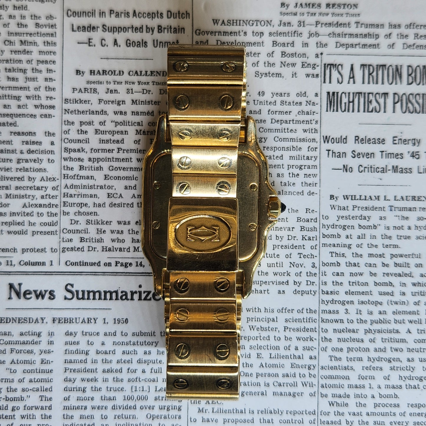 Cartier Santos 18kt 887901 Galbee