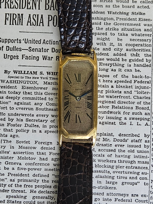 Cartier Pre Basculante from the 1920s in 18kt