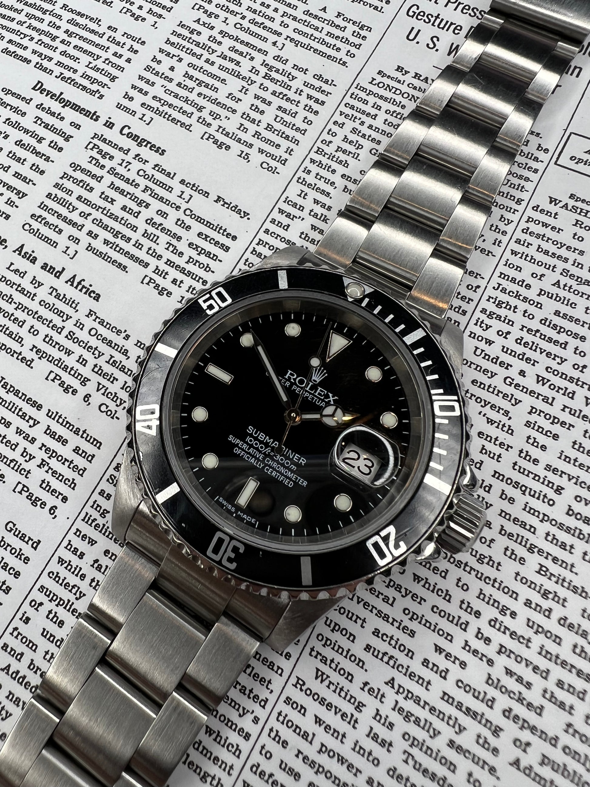 Rolex Submariner Reference 16610T 2006 Manufacture Ref. 16610T