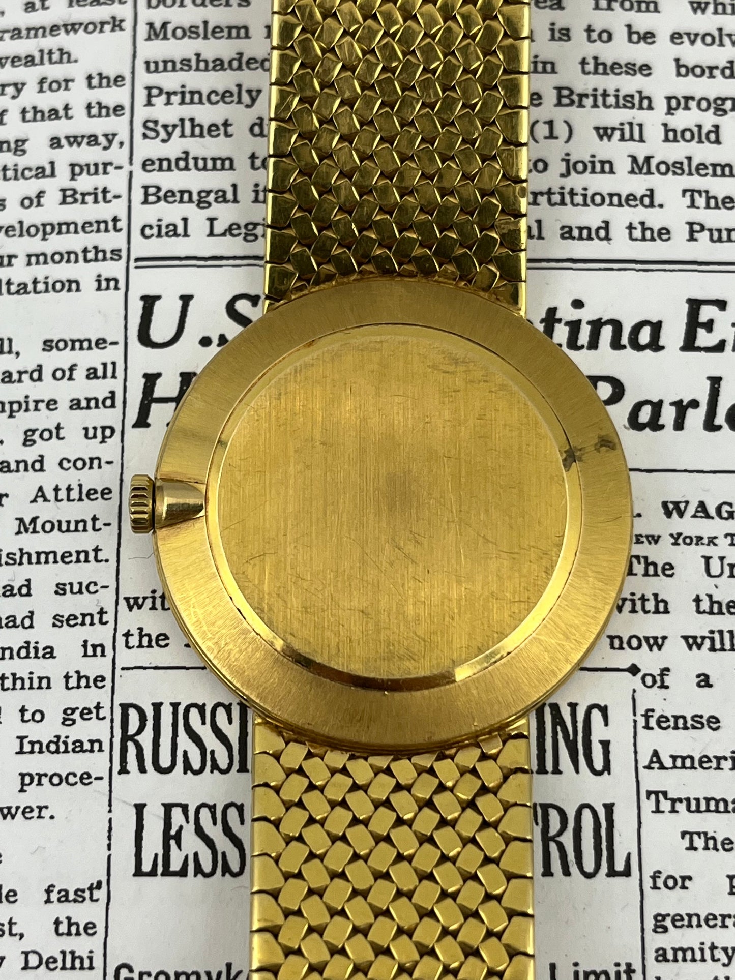 Rolex 18k Cellini King Of Saudi Arabia Fahd Signature