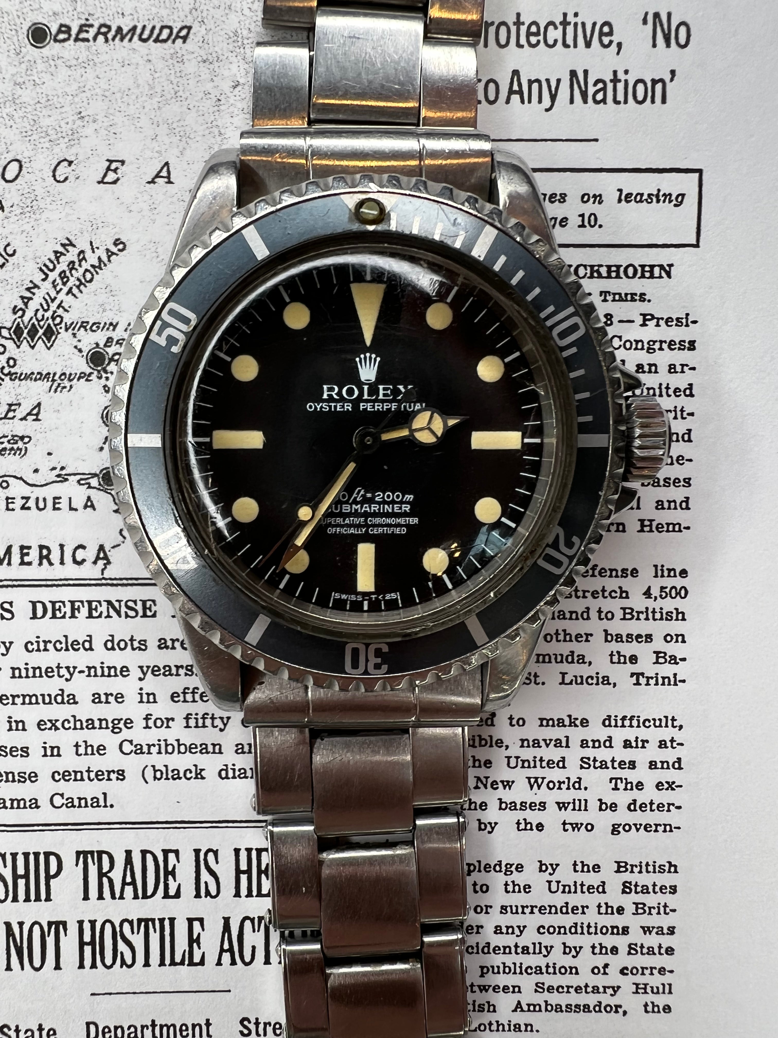 1962 cheap rolex submariner