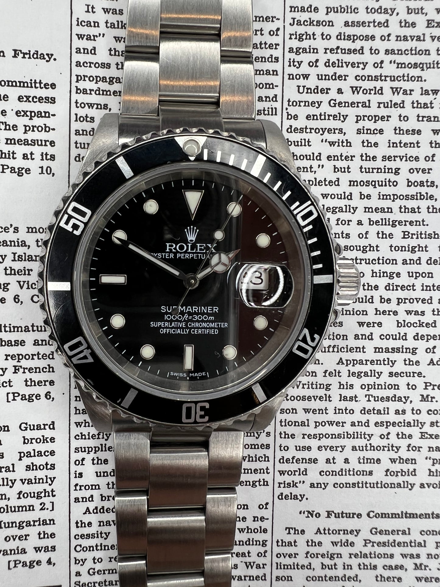 Rolex Submariner Reference 16610T 2006 Manufacture