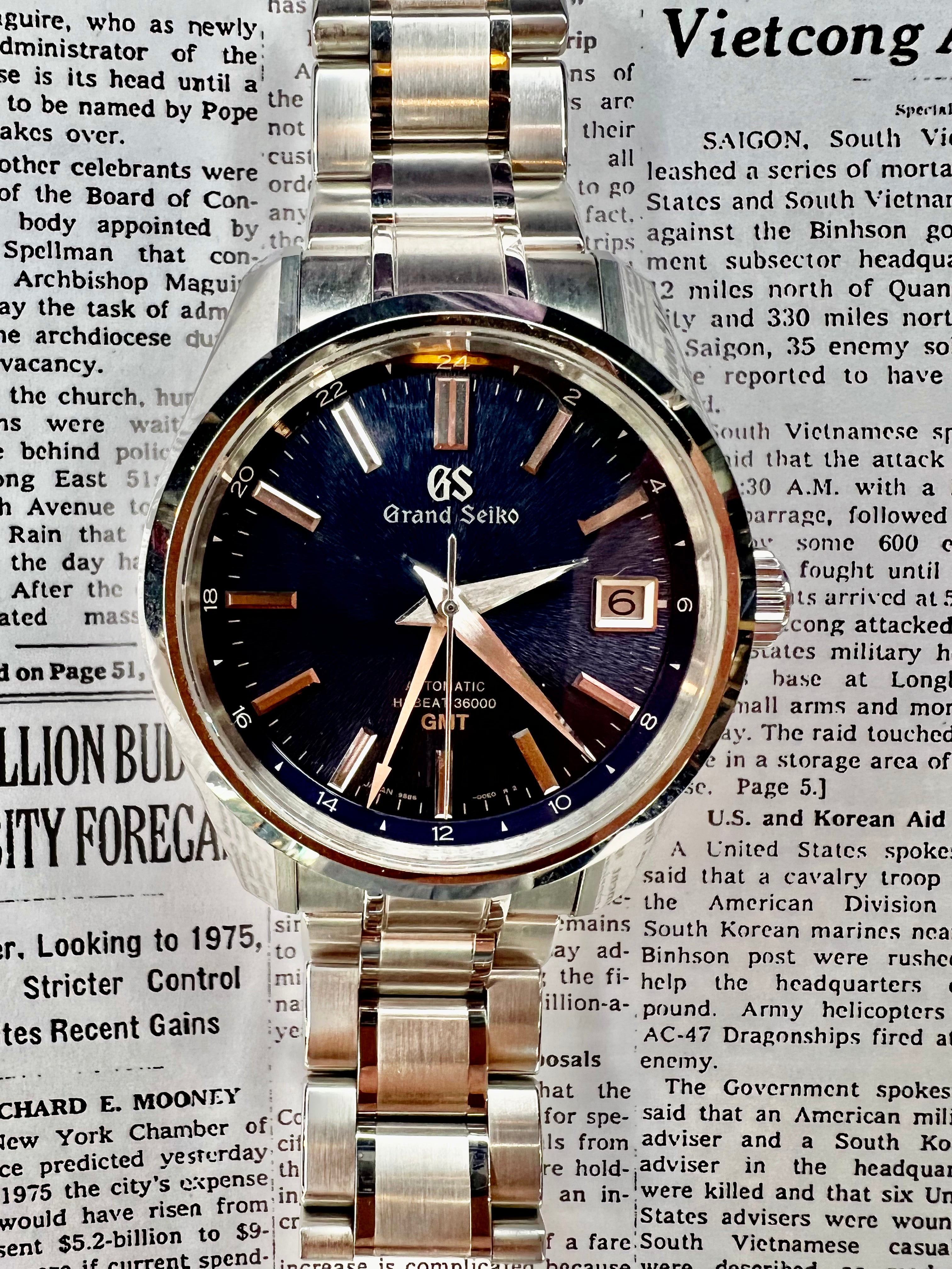 Grand Seiko 9S86 00A0 GMT Grand Heritage Boutique Edition COMPLETE