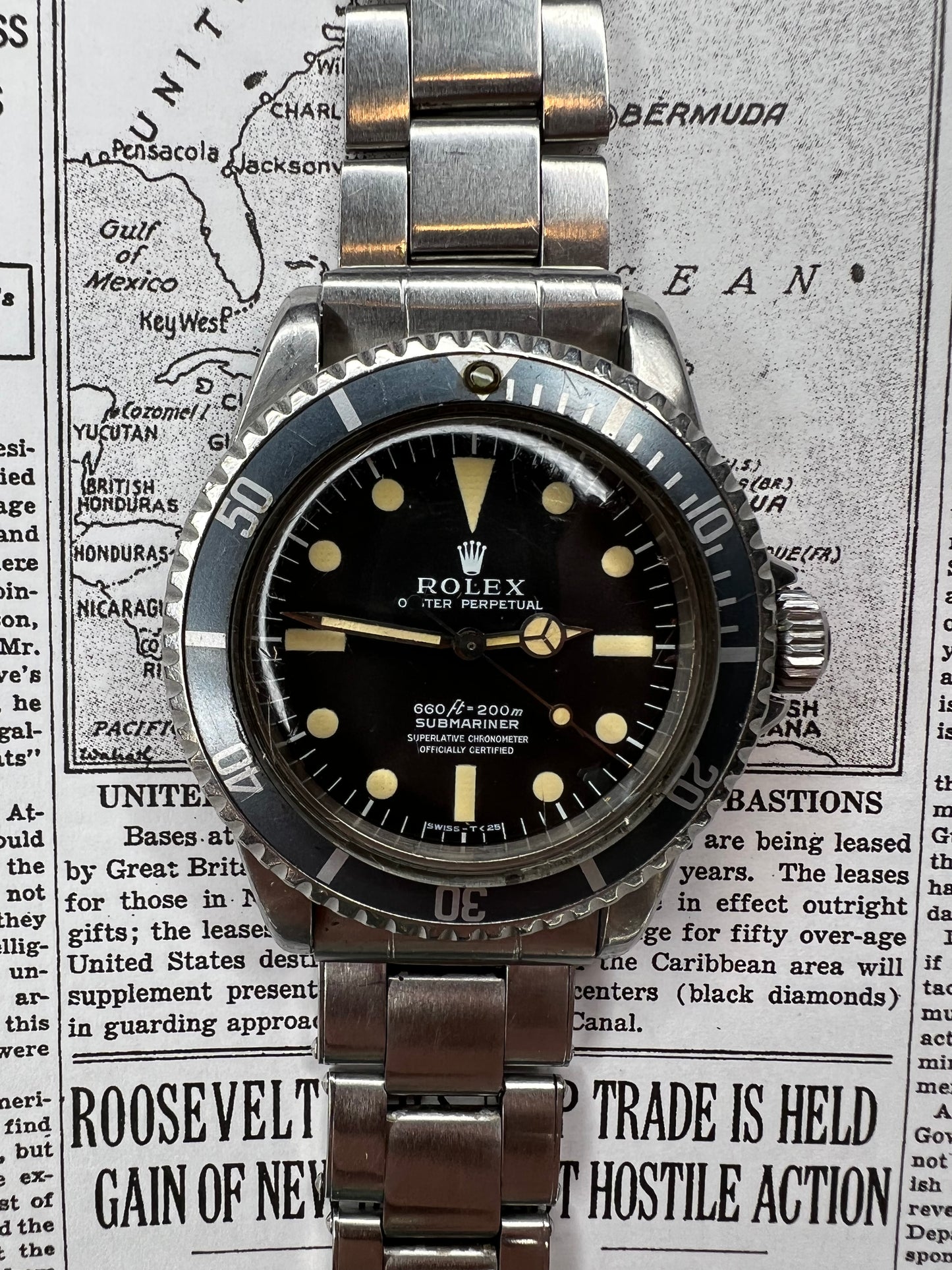 Rolex Submariner Reference 5512 1962 Manufacture Pointed Crown Guards