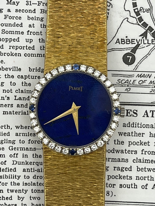 Piaget 18k Lapis Dial Factory