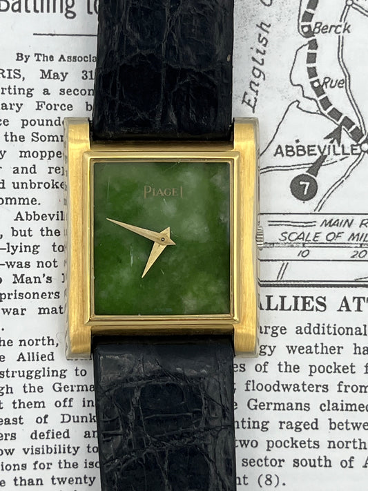 Piaget Jade Dial Tank Style