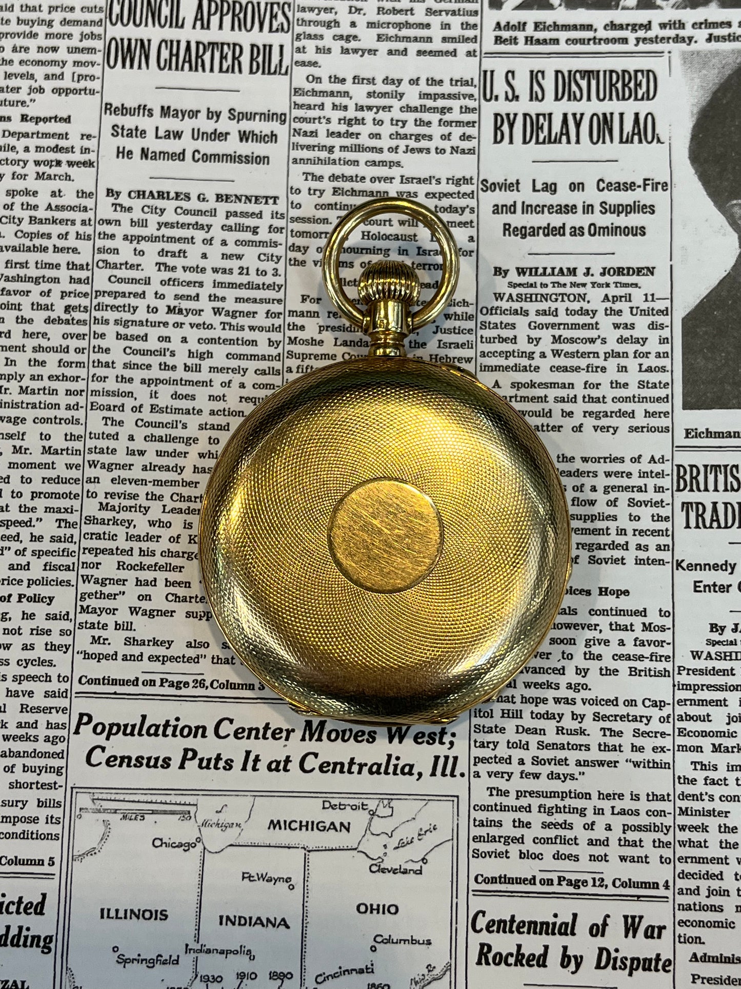 H. Moser & Co Hunting Case Pocket Watch