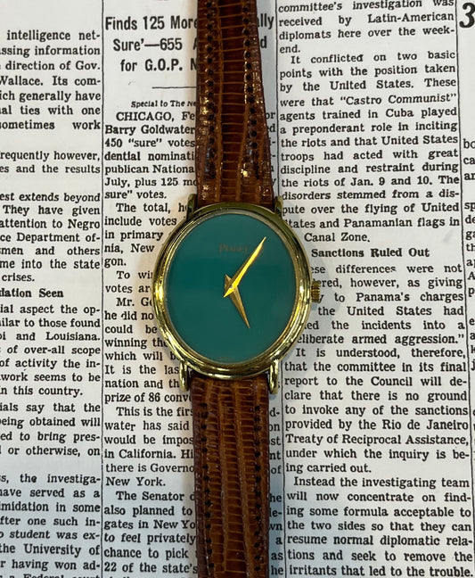 Piaget Ladies Turquoise Dial