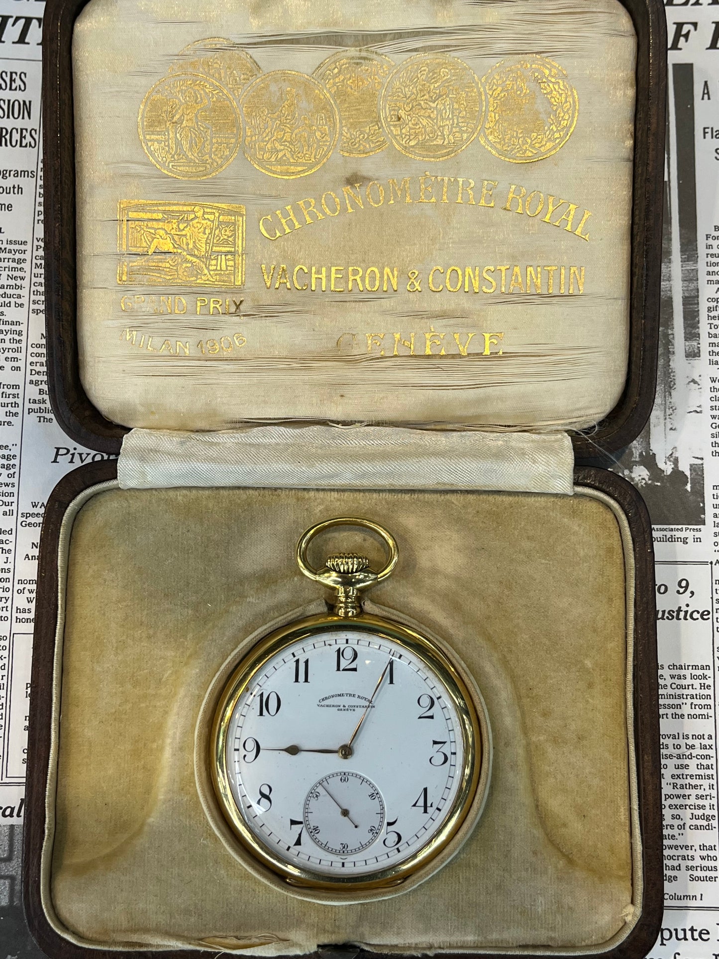 Open Face Vacheron Constantin Chronometre Royal