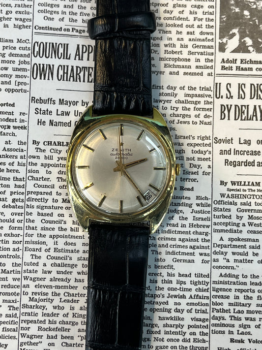 Vintage 18k Zenith Automatic Ref 28800