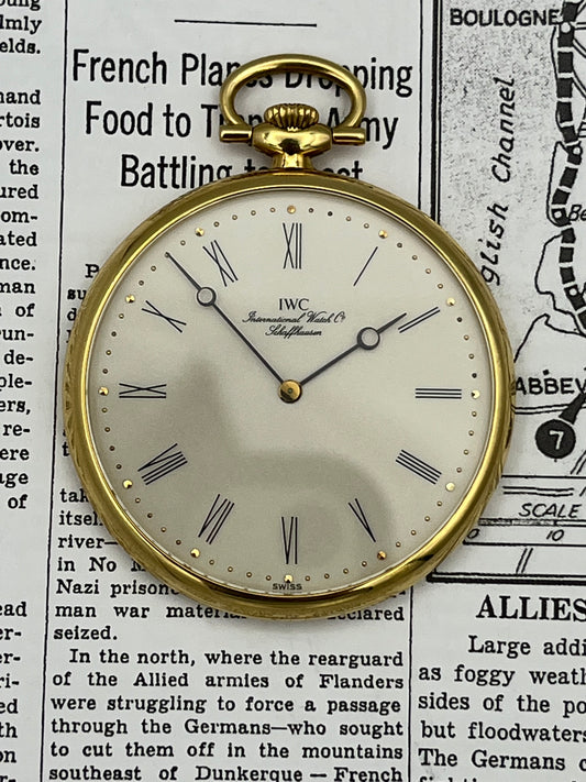 IWC Open Face Pocket Watch