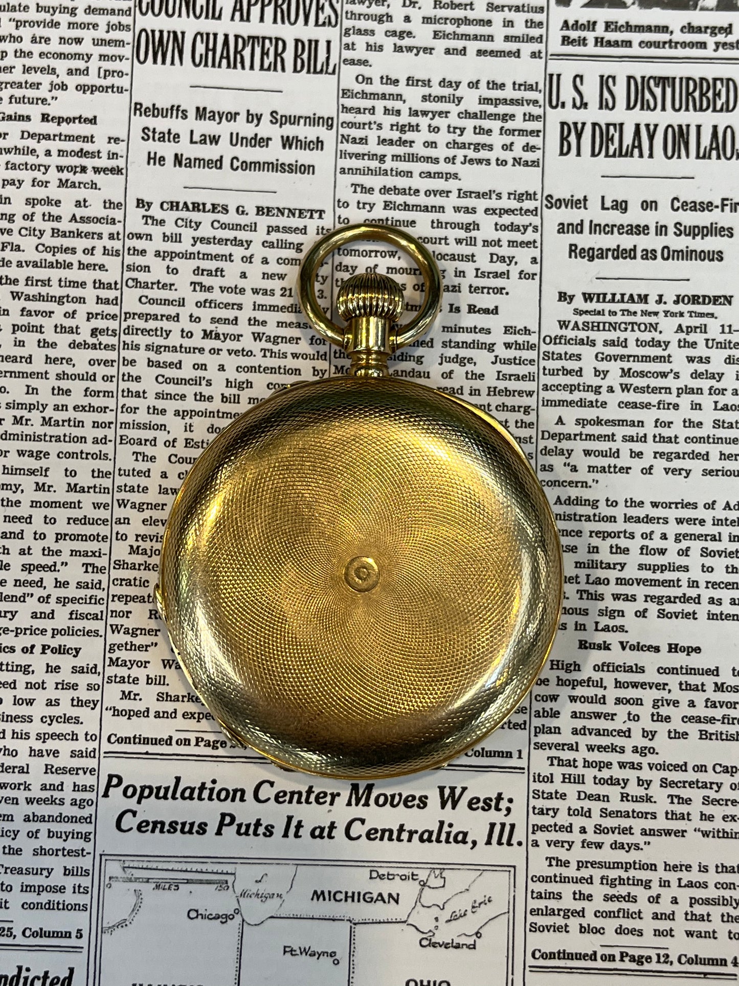 H. Moser & Co Hunting Case Pocket Watch