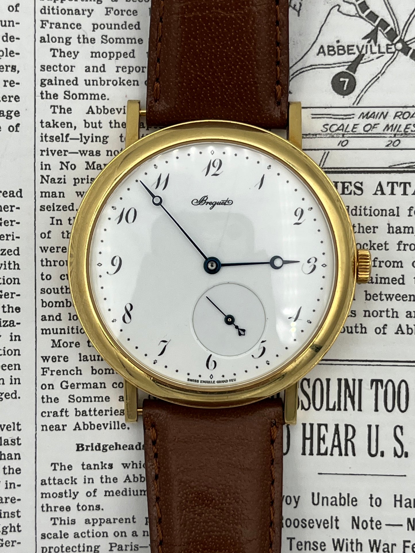 Breguet 18k Ref 5140 Porcelain Dial