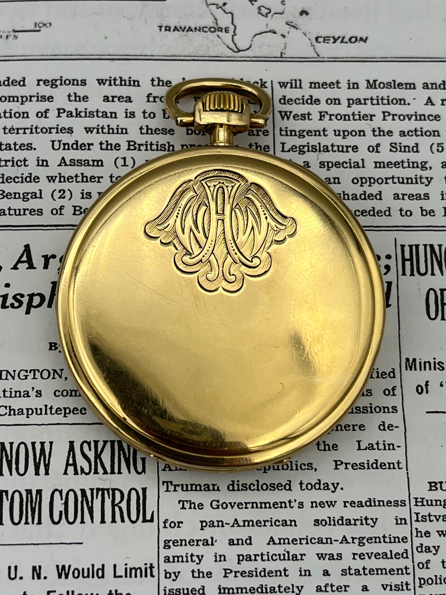 Patek Philippe 18k Gold Open Face Pocket Watch