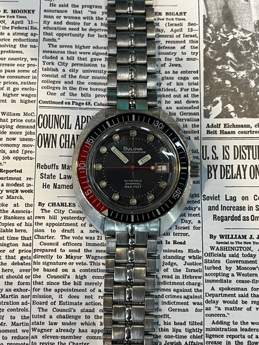 Vintage Bulova Oceangrapher “Devil Diver”