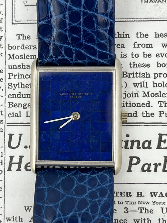 Vacheron Constantin 18k White Gold Mosaic Lapis Dial